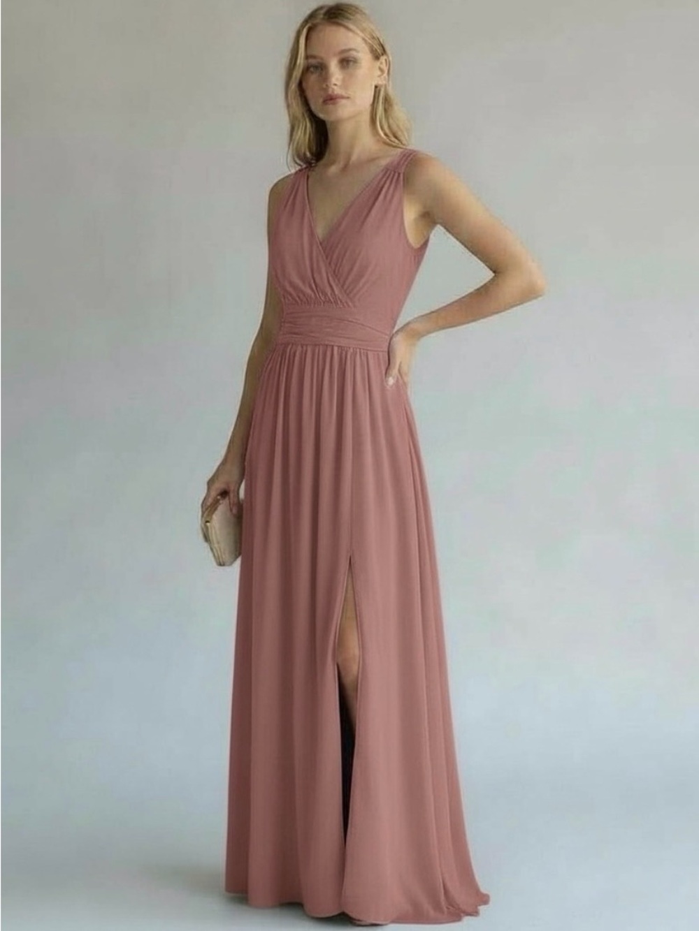 Size 20 Modcloth Mauve/Dusty Rose Gown